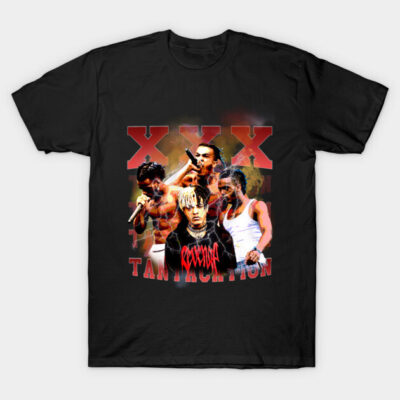 XXX tentation bootleg hip hop t shirt design T-Shirt by Sltees
