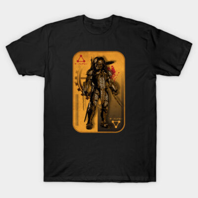 Black t-shirt with graphic design, featuring sci-fi themed art, suitable for casual wear, cotton material.