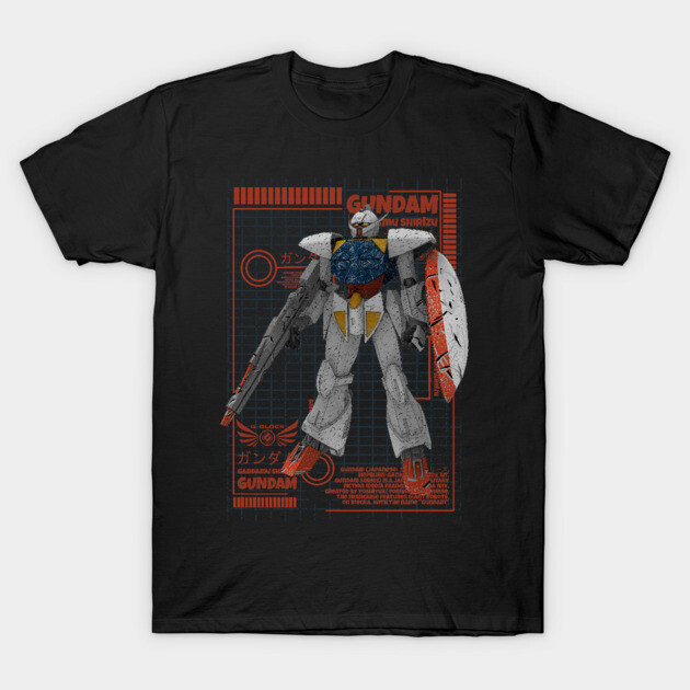 Turn A Gundam T-Shirt 1 Turn A Gundam T-Shirt by gblackid