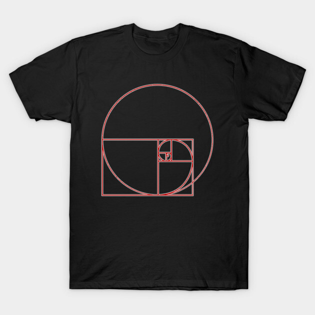 The Golden Ratio T-Shirt 1 The Golden Ratio T-Shirt by Aine Creative Designs