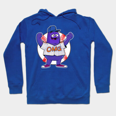Grimace Mets OMG Baseball Hoodie by GAMAS