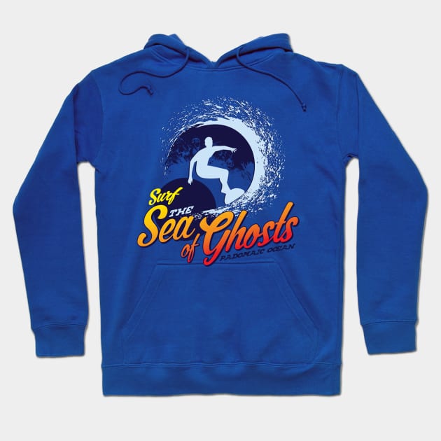 Surf The Sea of Ghosts Hoodie by MindsparkCreative