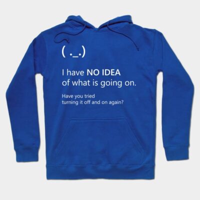Blue Screen of Death - The Only Solution Hoodie by DigitalCleo