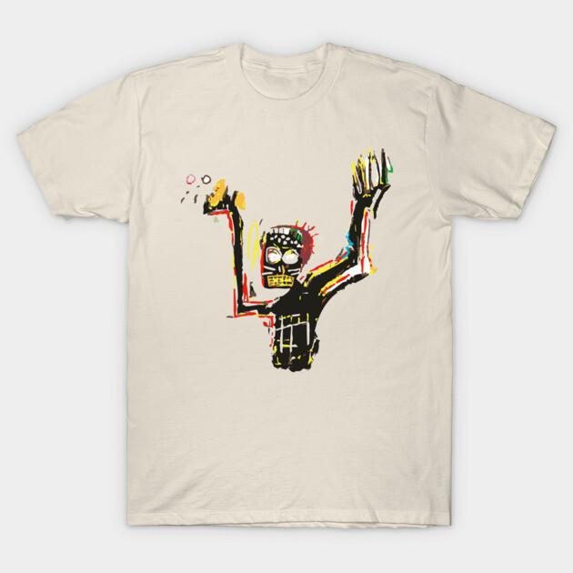 I don't know what it is T-Shirt 1 Beige graphic t-shirt featuring abstract colorful art design, unisex casual wear, 100% cotton material.