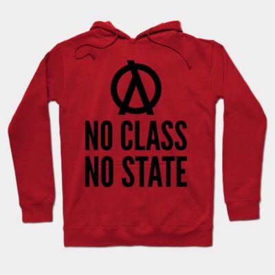 No Class No State Functional Programmer Black Text Design Hoodie by geeksta