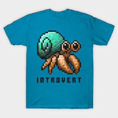 Introvert-Crab T-Shirt by SHRTWRDS