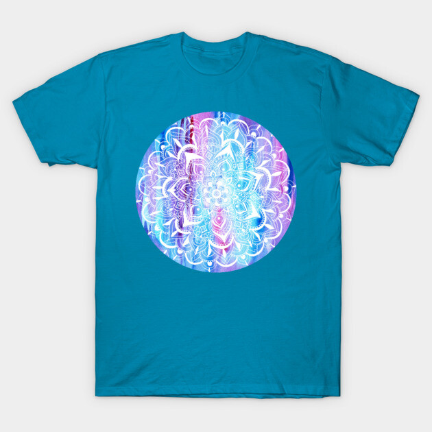 Mixed Emotions Mandala T-Shirt 1 Mixed Emotions Mandala T-Shirt by tangerinetane