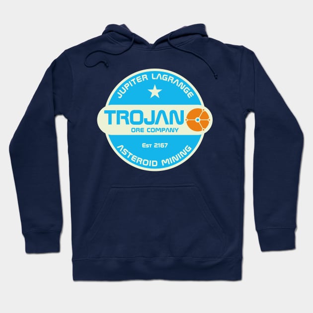 Trojan Asteroid Mining Company Hoodie by RedApe