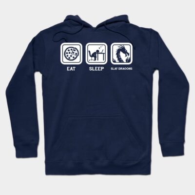 Eat, Sleep, Slay Dragons (Repeat) Hoodie by TheHookshot