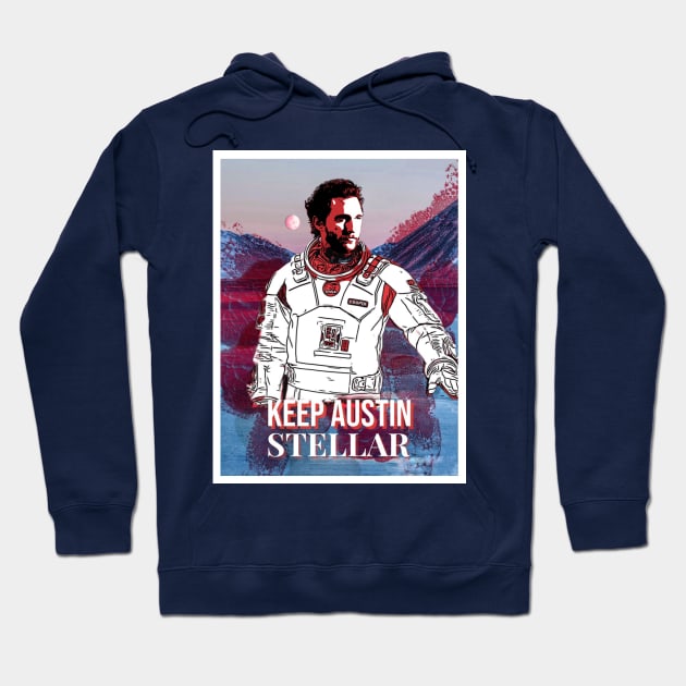 Keep Austin Stellar Hoodie by BriteDesigns