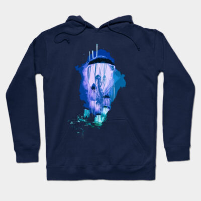 Glowing Mushrooms Hoodie by chuckfinleyart
