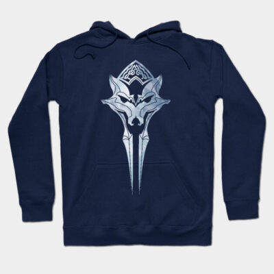 Greymoor chrome design Hoodie by Rackham
