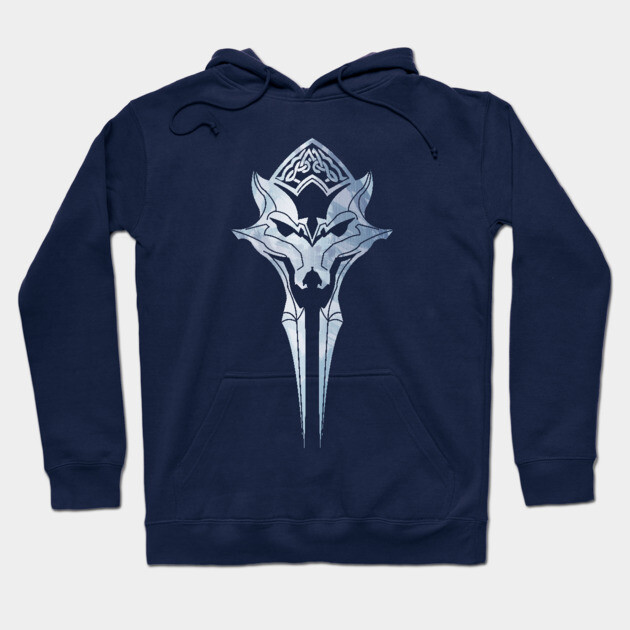 Greymoor chrome design Hoodie by Rackham