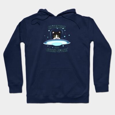 Tuxedo cat cuteness from other space Hoodie by Myanko
