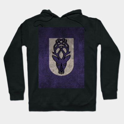 TES Tapestry 3 - Flag of Falkreath Hoodie by Cleobule