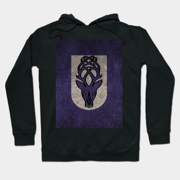 TES Tapestry 3 - Flag of Falkreath Hoodie by Cleobule