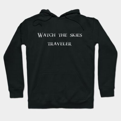 Watch the Skies Traveller Hoodie by FrozenSpongePublications