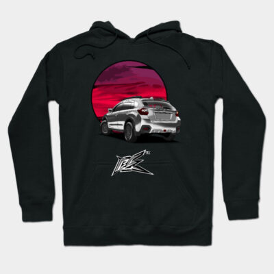 subaru crosstrek rear Hoodie by naquash