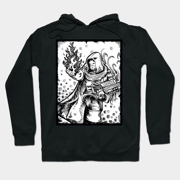 The small one burns down the Tavern Hoodie by paintchips