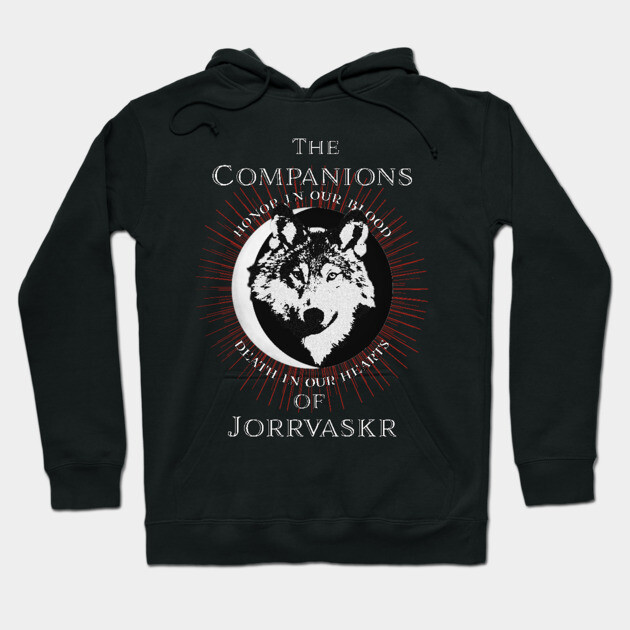 Companions of Jorrvaskr Vintage Art Hoodie by ChasingBlue