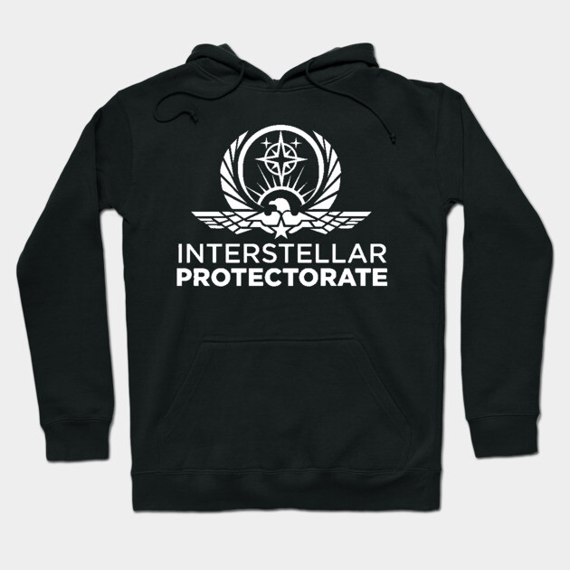 Interstellar Protectorate White Hoodie by Djokolelono