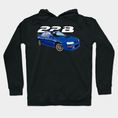 22b sti rally car wrx subaru impreza Hoodie by cowtown_cowboy