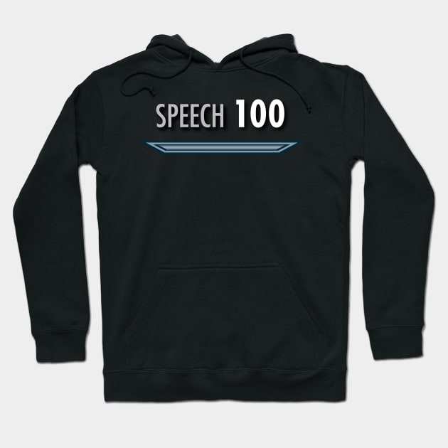 Speech Skyrim style skill Hoodie by NVDesigns