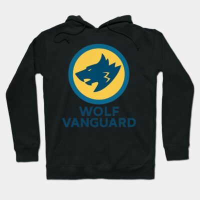 Wolf Vanguard Emblem - Sci-Fi Warrior Legion Symbol Hoodie by ShredGaming Nation