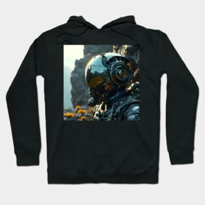 Forged in the Stars: The Iron Space Explorer Hoodie by Geralthewhite