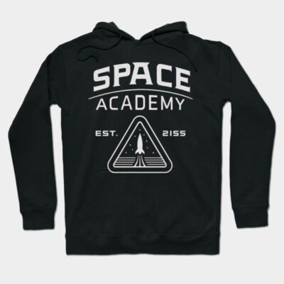 Interstellar Space Academy – Galactic Cadet Training Est. 2155 Hoodie by Frogtitude