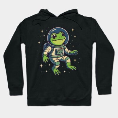 Space Frog Explorer Hoodie by stayfrostybro