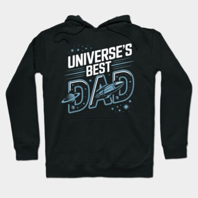 Universe’s Best Dad Rocket Ship Shirt – Space Father Gift Tee Hoodie by ULISESFERNNDEZ