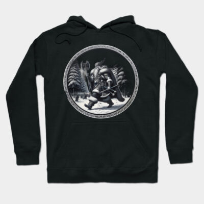 Nordic Warrior Hoodie by Rendigart