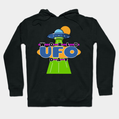 World UFO Day Hoodie by Capturedtee