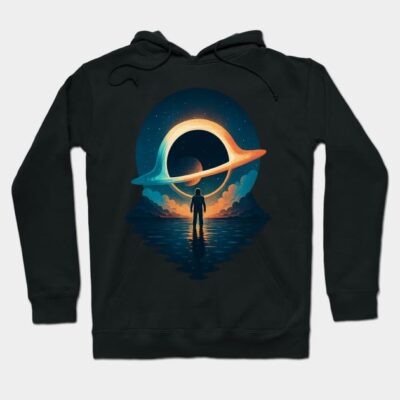 Cosmic Voyager – Black Hole Journey Hoodie by sad_balak