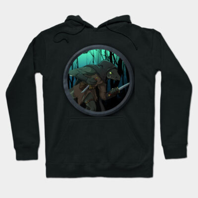 Lizard Rogue Token Hoodie by richardsimpsonart