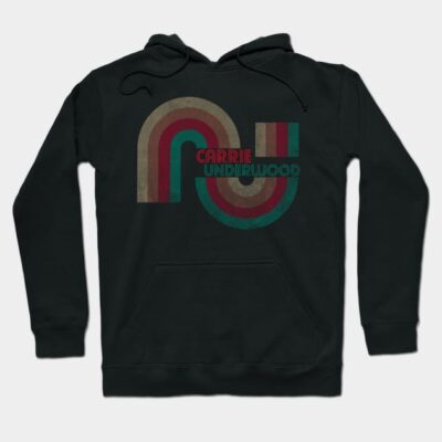 Black hoodie with retro multicolor graphic design, casual style, cozy cotton material, ideal for everyday wear.
