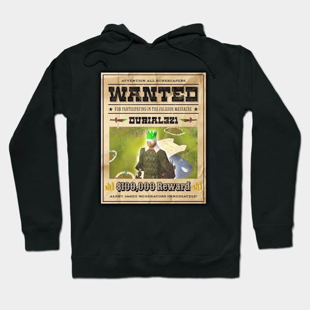 Black hoodie with vintage gaming poster print, featuring bold text and graphic design, ideal for casual wear and gamers.