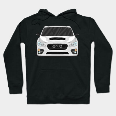 Black hoodie with car design print on front, casual style, cotton material, suitable for everyday wear.
