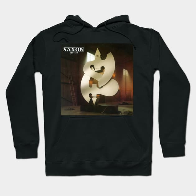 Black hoodie with abstract design print, made of cotton, perfect for casual wear and comfort.
