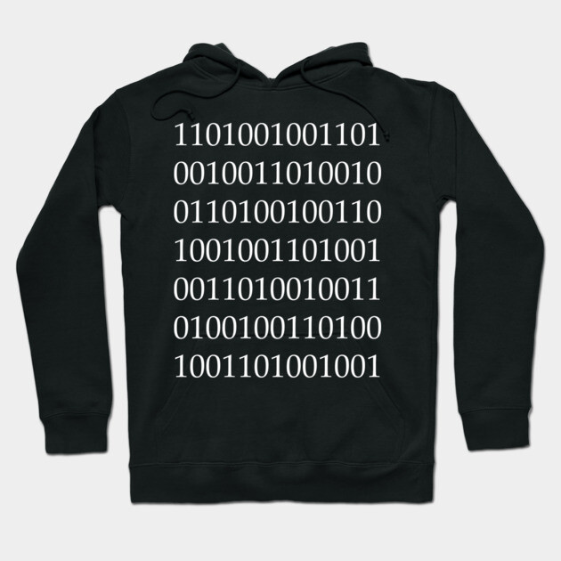 Binary Hoodie by Water Boy