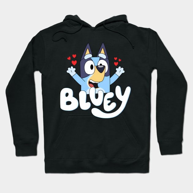 Black hoodie with playful cartoon design and text, perfect for casual wear and comfort in cool weather.