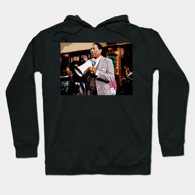 Black hoodie with a printed graphic, casual style, made from soft cotton, ideal for everyday wear and layering.