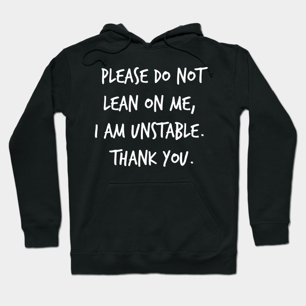 Black hoodie with humorous text print, cozy casual wear, ideal for cooler weather, soft cotton blend, unisex style.