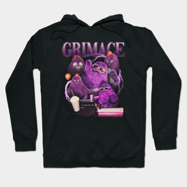 Grimace 90'S Rock Hoodie by spacing
