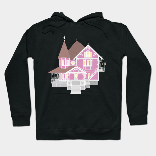 The Pink Palace from Coraline Hoodie by Dandelion Dystopia
