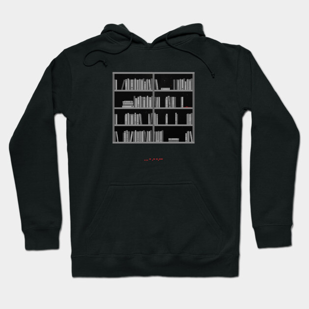 Interstellar Bookshelf Hoodie by QuassarLunar