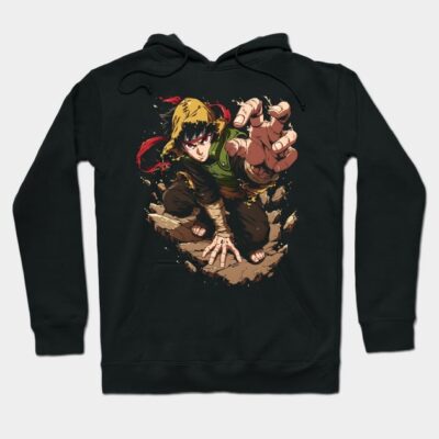 rock lee - naruto Hoodie by MultiverseTees