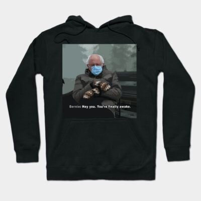 Hey you. You're finally awake. [Bernie Edition] Hoodie by ramonavirus