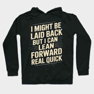 Black hoodie with bold white text print, casual style, made from cotton blend. Ideal for everyday wear or gifting.